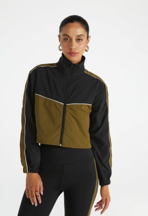 Cropped Windbreaker Jacket
