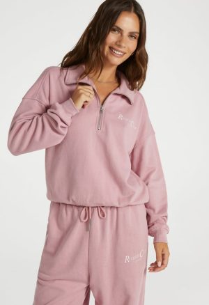 Quarter Zip Pullover Sweatshirt