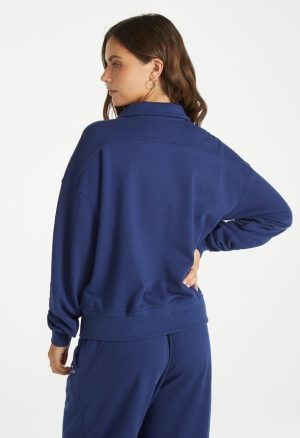 Quarter Zip Pullover Sweatshirt