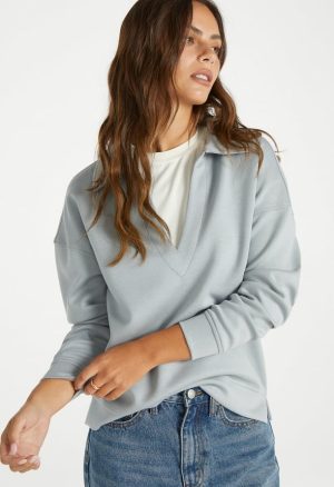 Polo Pullover Sweatshirt
