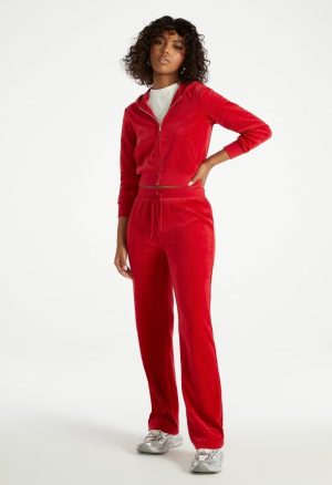 Velour Cropped Hoodie