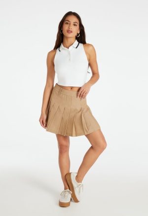 Active Polo Crop Top