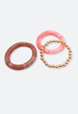 3-Pack Josie Of Mix Stretch Bracelets