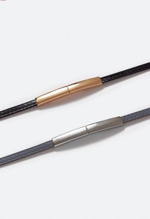 2-Pack Elia Adjustable Belts With Smooth Fine Metal Buckle