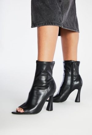Malina Peep Toe Bootie