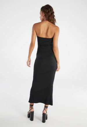 Tummy Tamer Ribbed Tube Dress