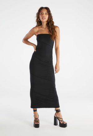 Tummy Tamer Ribbed Tube Dress