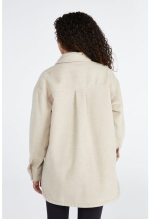Wool Blend Boyfriend Shacket