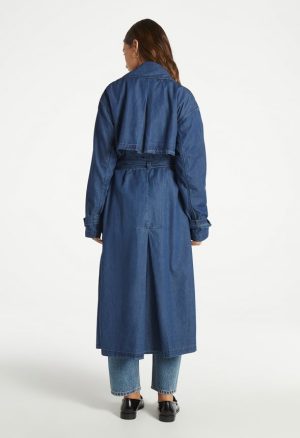 Denim Trench Coat
