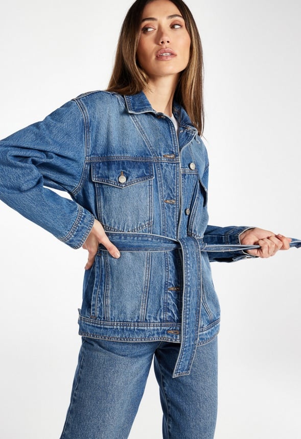 Lake Belted Denim Jacket