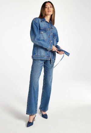 Lake Belted Denim Jacket