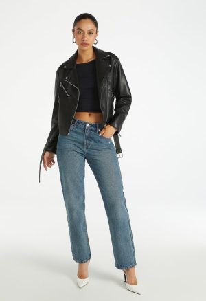 Faux Leather Jacket
