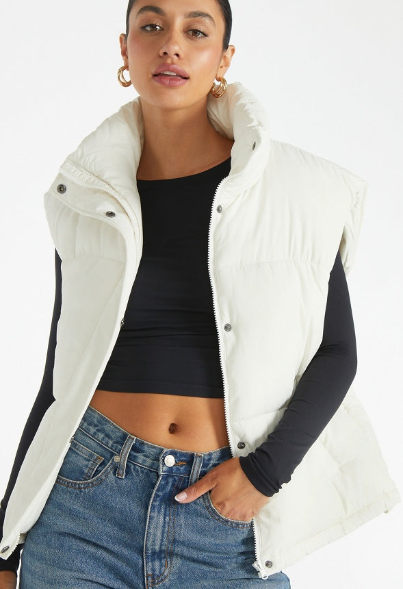 Quilted Puffer Vest