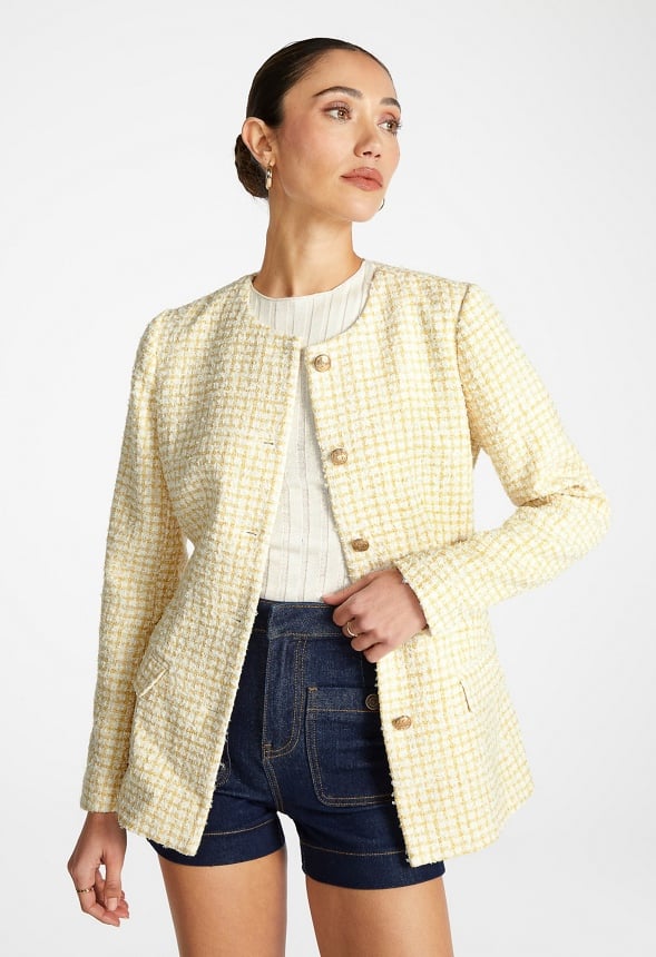 Tweed Hourglass Jacket
