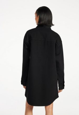 Denim Boyfriend Shirt Dress