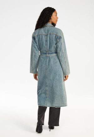 Denim Trench Coat