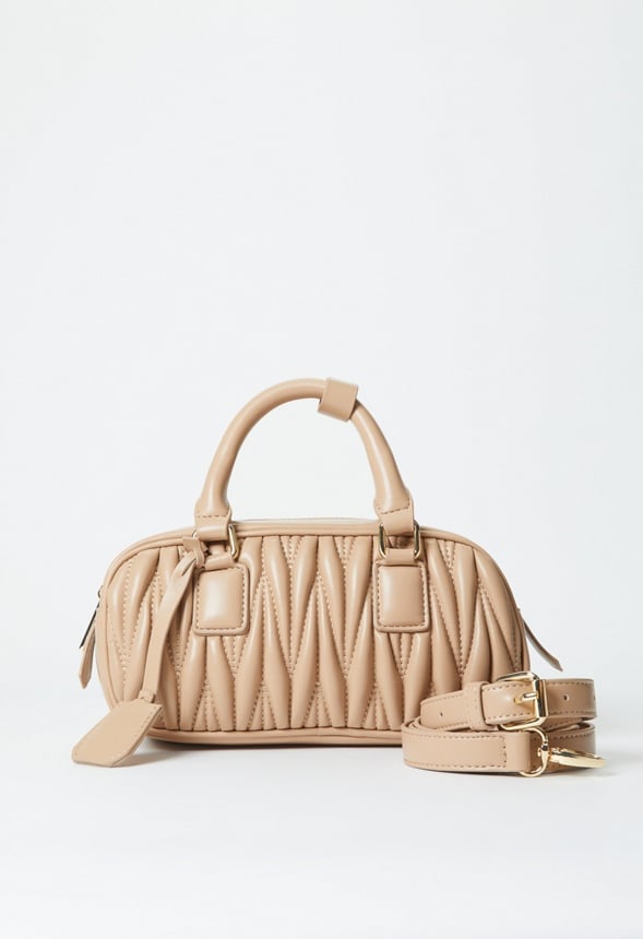 Mini Pleated Bowling Bag