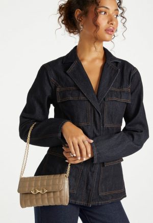 Quilted Chain Strap Crossbody