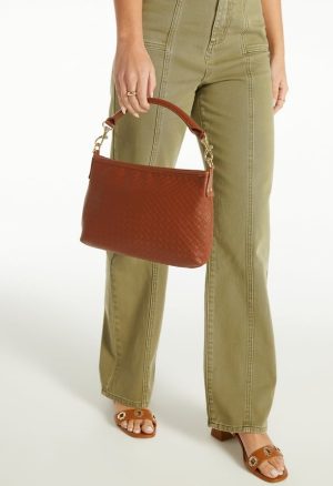 Woven Pouch Crossbody