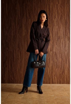 Tailored Belted Blazer