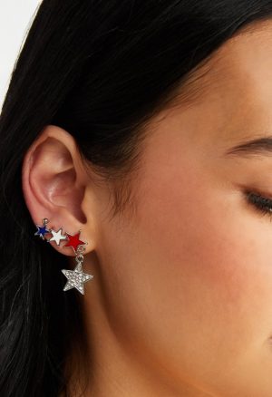 Isla 4th Of July Earcuffs
