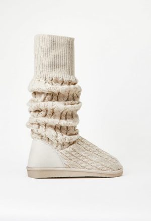 Brittany Knit Sock Fuzzie