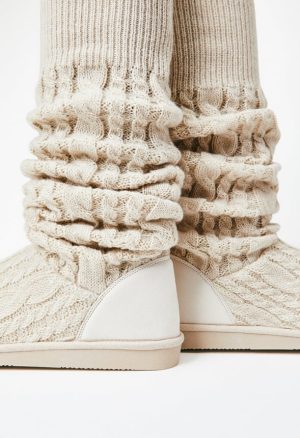 Brittany Knit Sock Fuzzie