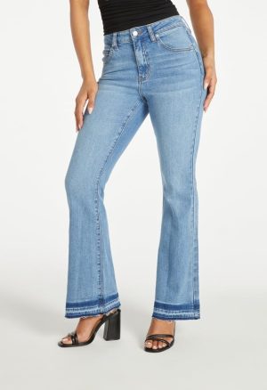 Mid Rise Flare Denim Jeans