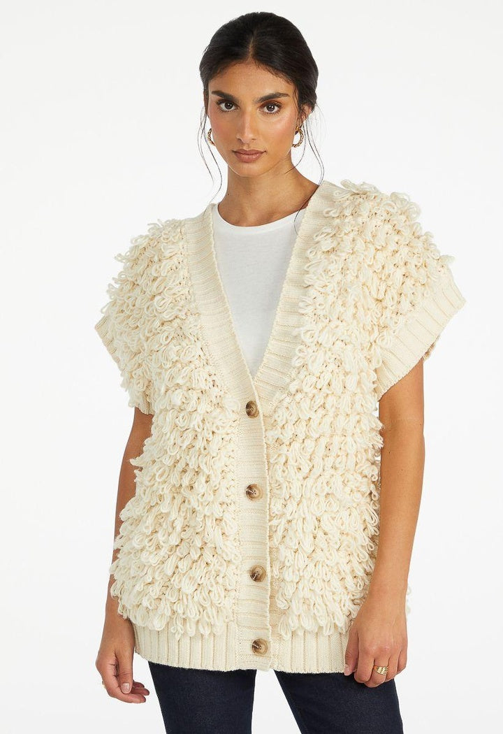 Handloop Tunic Vest Cardigan