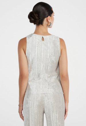 Velvet Plisse Tank