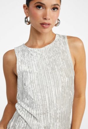 Velvet Plisse Tank