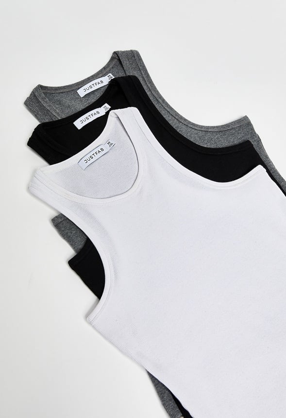 3-Pack Basic Rib Tank