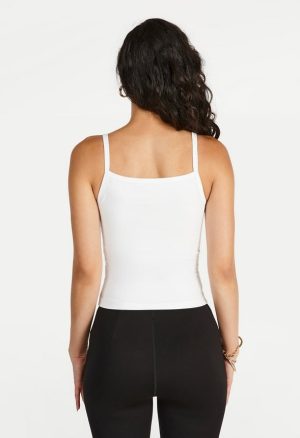 2-Pack Cropped Strappy Rib Tank