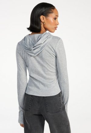 Hooded Long Sleeve Top