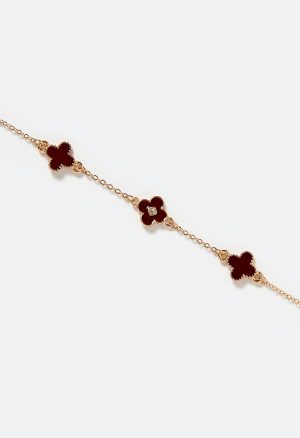 Liv Enamel Clover Necklace