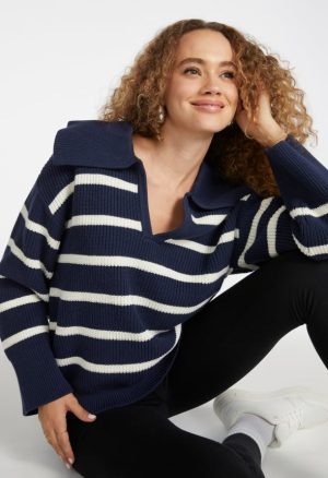 Bell Collar Long Sleeve Sweater