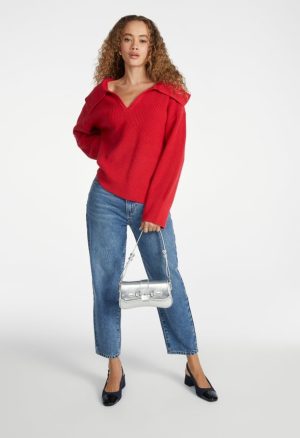 Bell Collar Long Sleeve Sweater