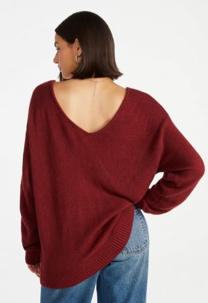 Oversized V-Neck Sweater