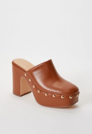 Imara Block Heeled Platform Pump