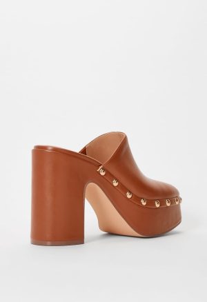 Imara Block Heeled Platform Pump