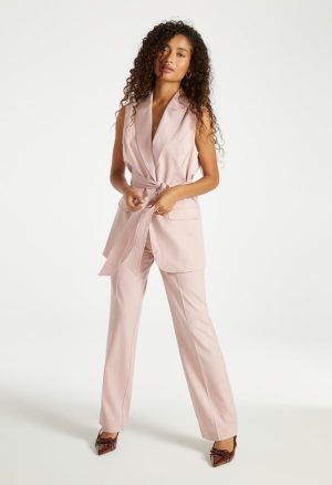 Longline Straight Leg Trousers