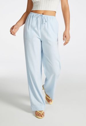 Linen Wide Leg Pants