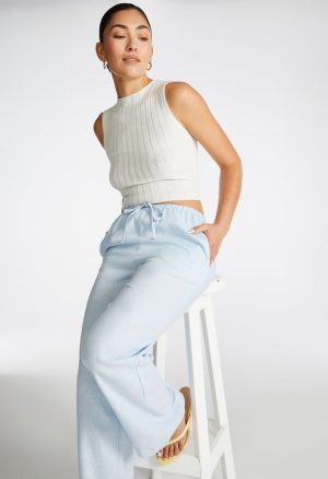 Linen Wide Leg Pants