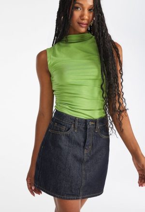 Ari Denim Mini Skirt