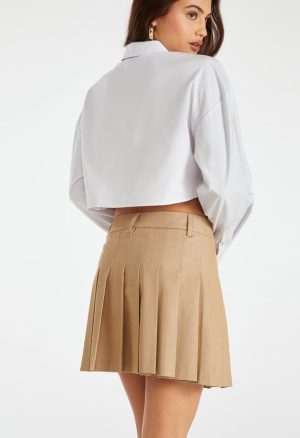 Pleated Mini Skirt
