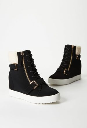 Selma High Top Wedge Sneaker