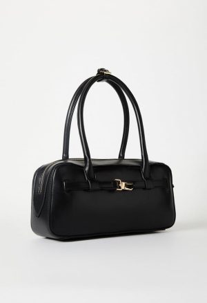 Long Strap Buckle Shoulder Bag