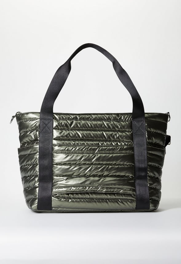Quilted Nylon Tote