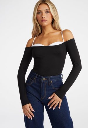 Peek A Boo Off Shoulder Top
