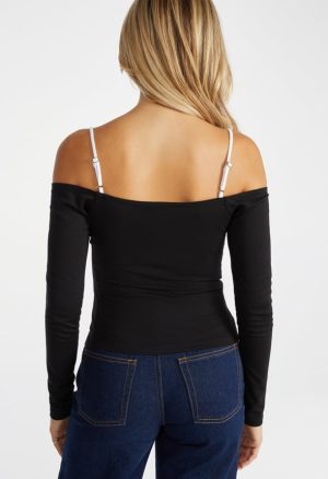 Peek A Boo Off Shoulder Top